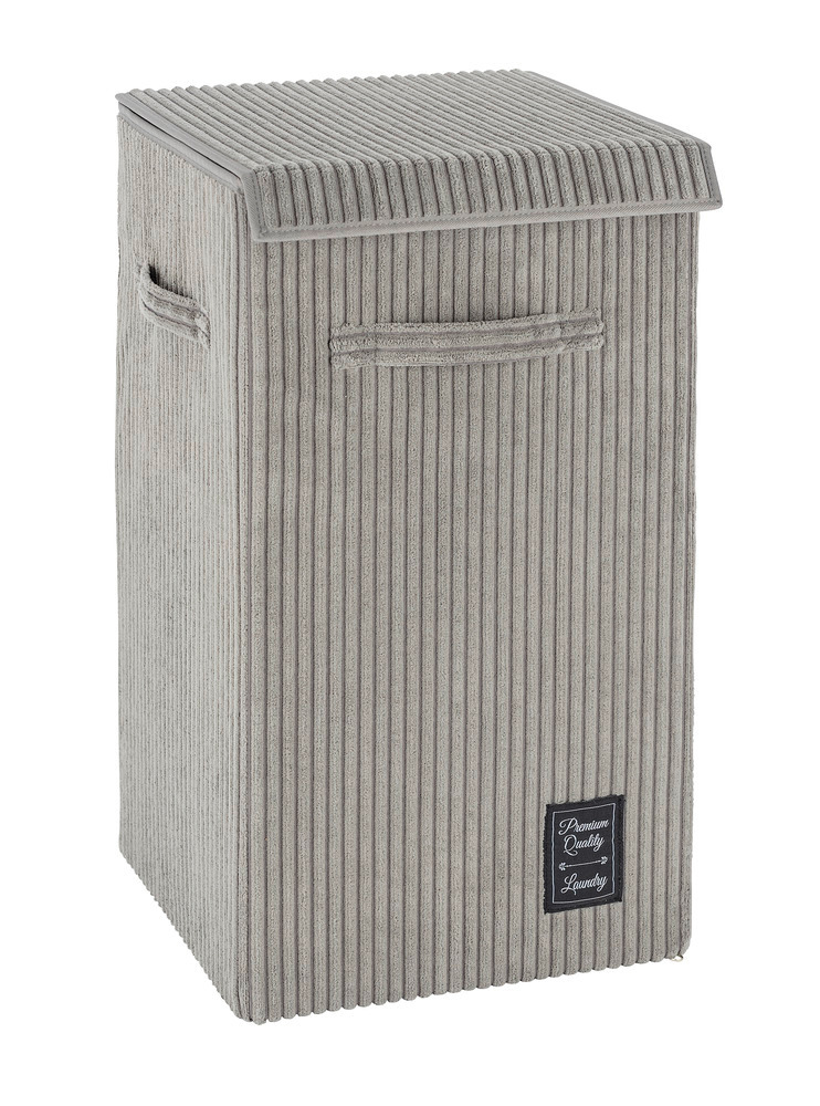 Panier à linge Cora gris  corbeille à linge, 63 l