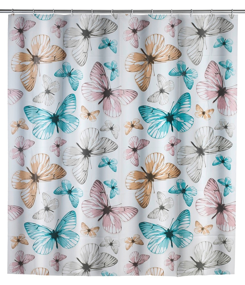 Rideau de douche Butterfly  180 x 200 cm