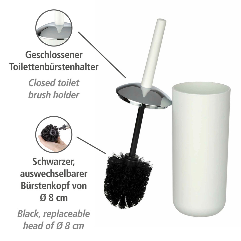 Ensemble d'accessoires de salle de bain Brasil Blanc 4 pièces  incassable