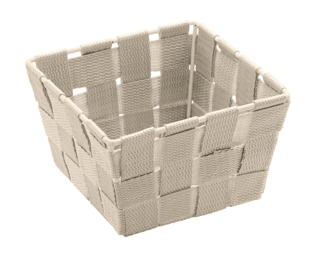 Panier de salle de bains Adria Mini, square beige  panier de bain