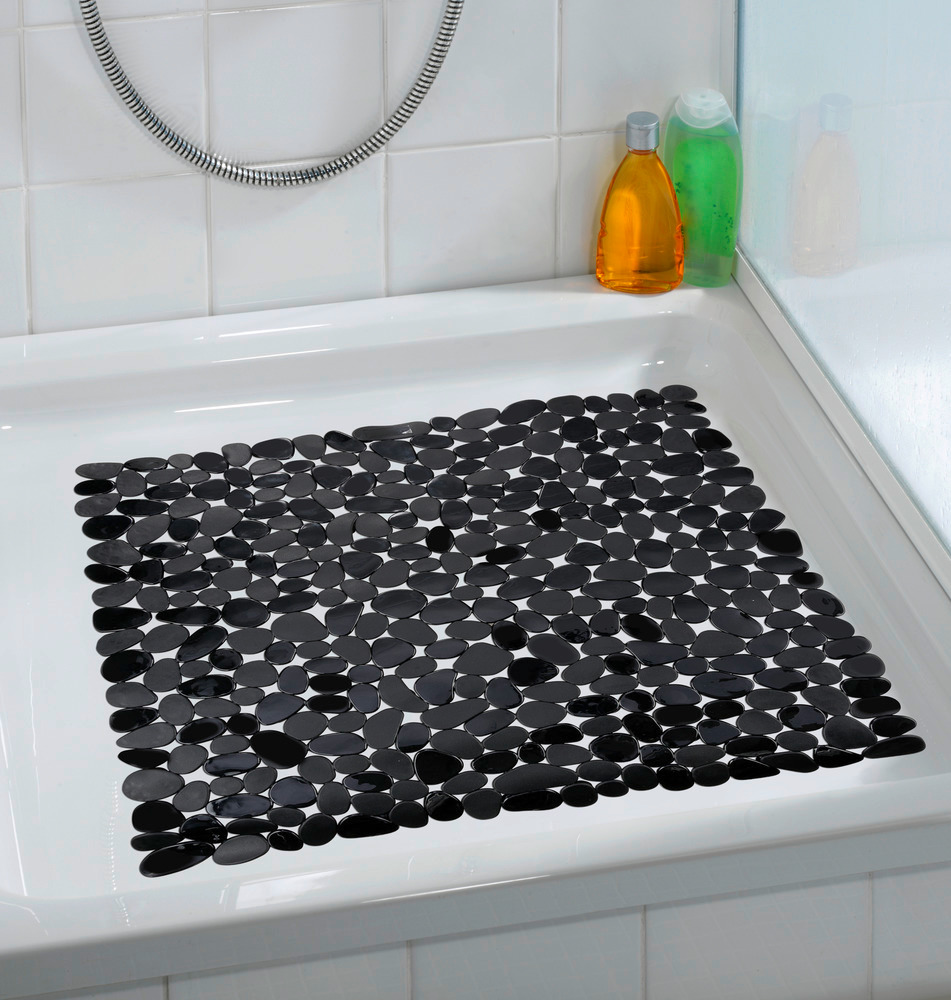 Tapis de douche Paradise noir  54 x 54 cm