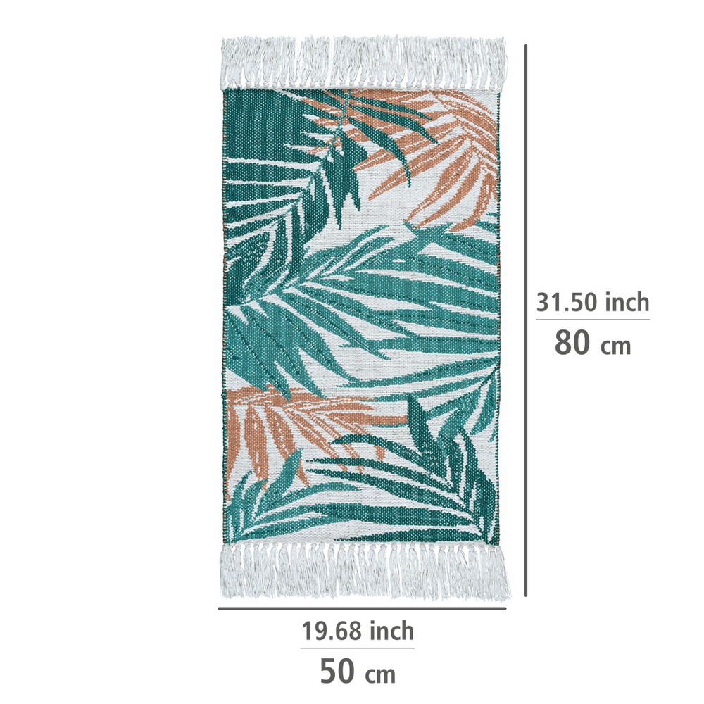 Tapis de bain 50x80cm Suva 100% coton recyclé  En coton certifié et recyclé