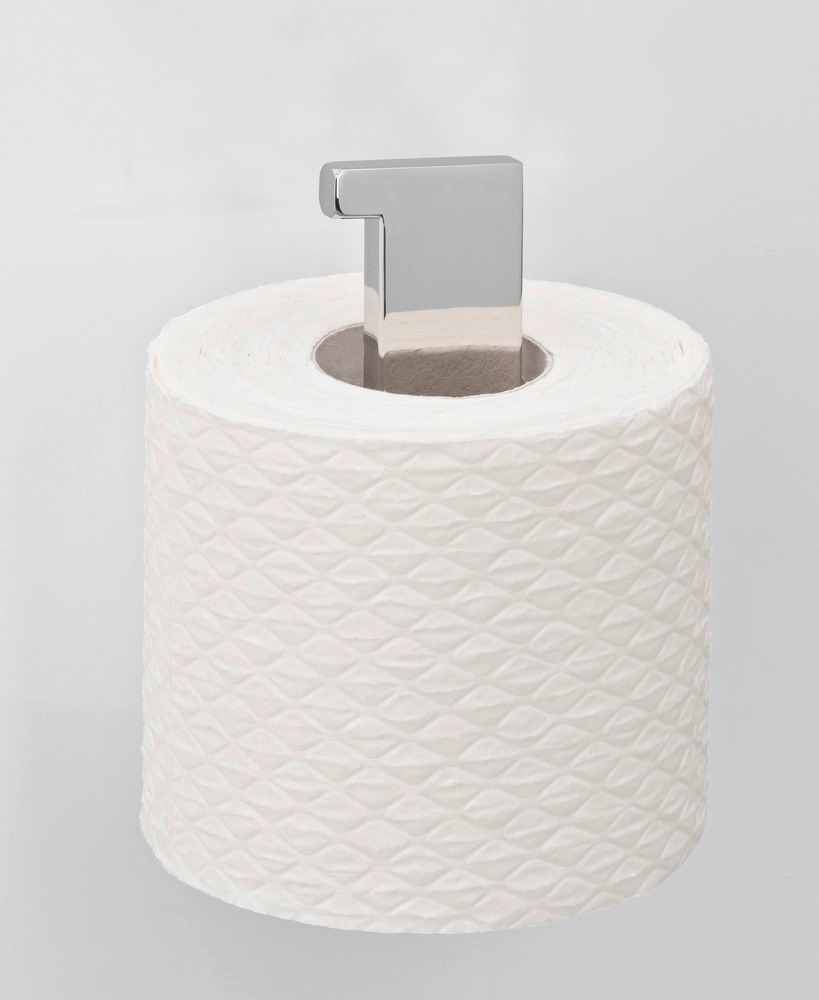 Turbo-Loc® Distributeur de papier toilette  Fixation sans percer avec une pastille adhésive spéciale