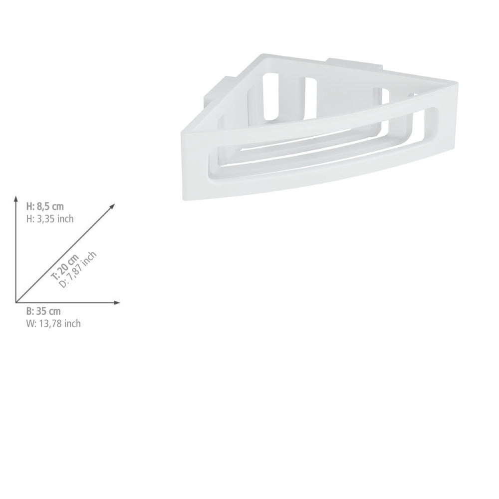 Étagère d'angle  fixer sans percer