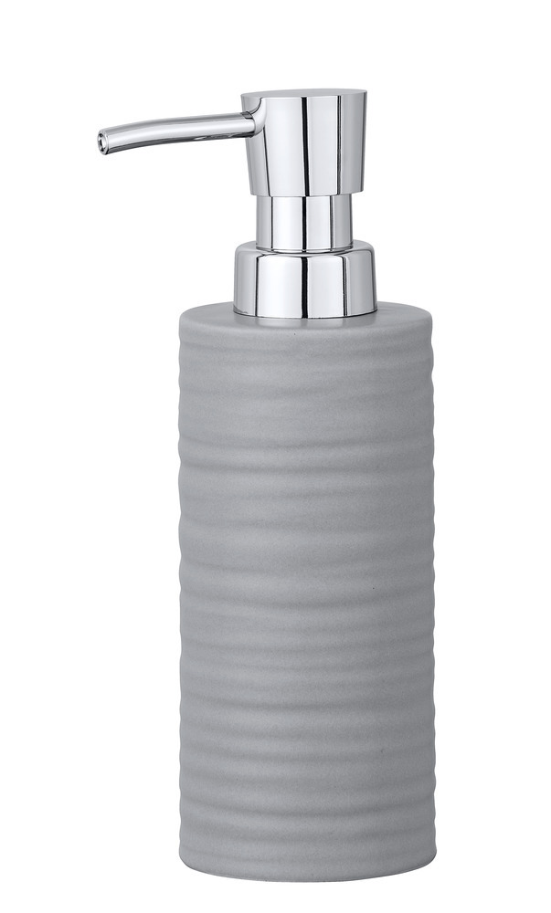 Distributeur de savon Mila gris  céramique, 260 ml