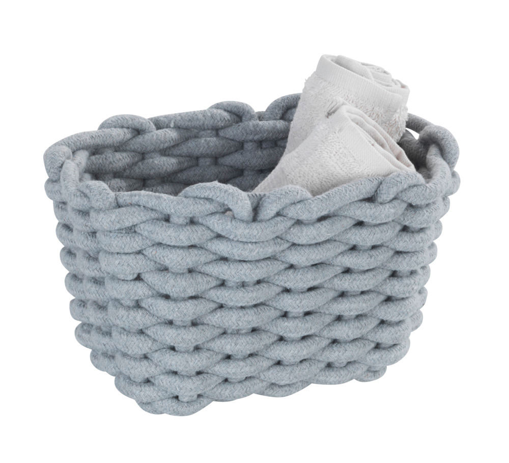 Panier de rangement Tia S  Corbeille de bain tiss