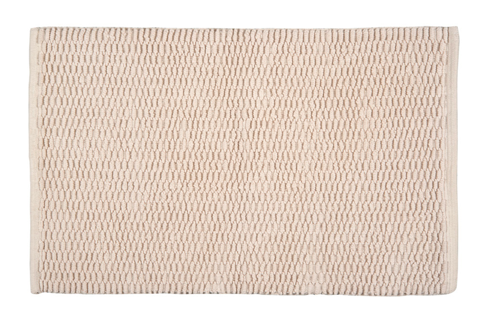 Tapis de bain Mona crème  50 x 80 cm, 100% coton