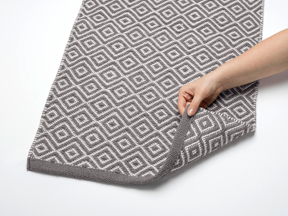 Tapis de bain, matière recyclée, 50x80 cm, Turpan  fabriqué à partir de 18 bouteilles recyclées, 50x80 cm