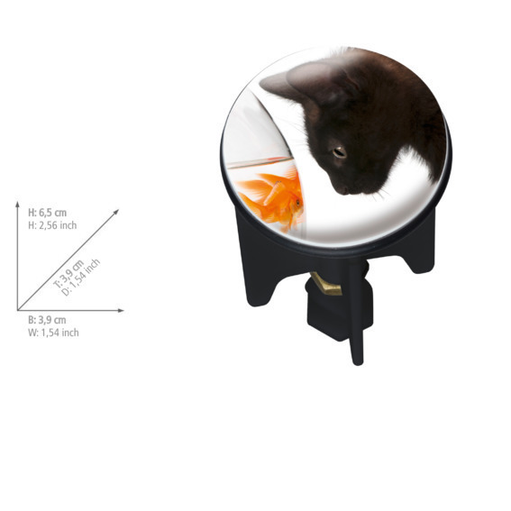 Bouchon d'évier Pluggy® Cat  pour tous les écoulements courants dans le commerce