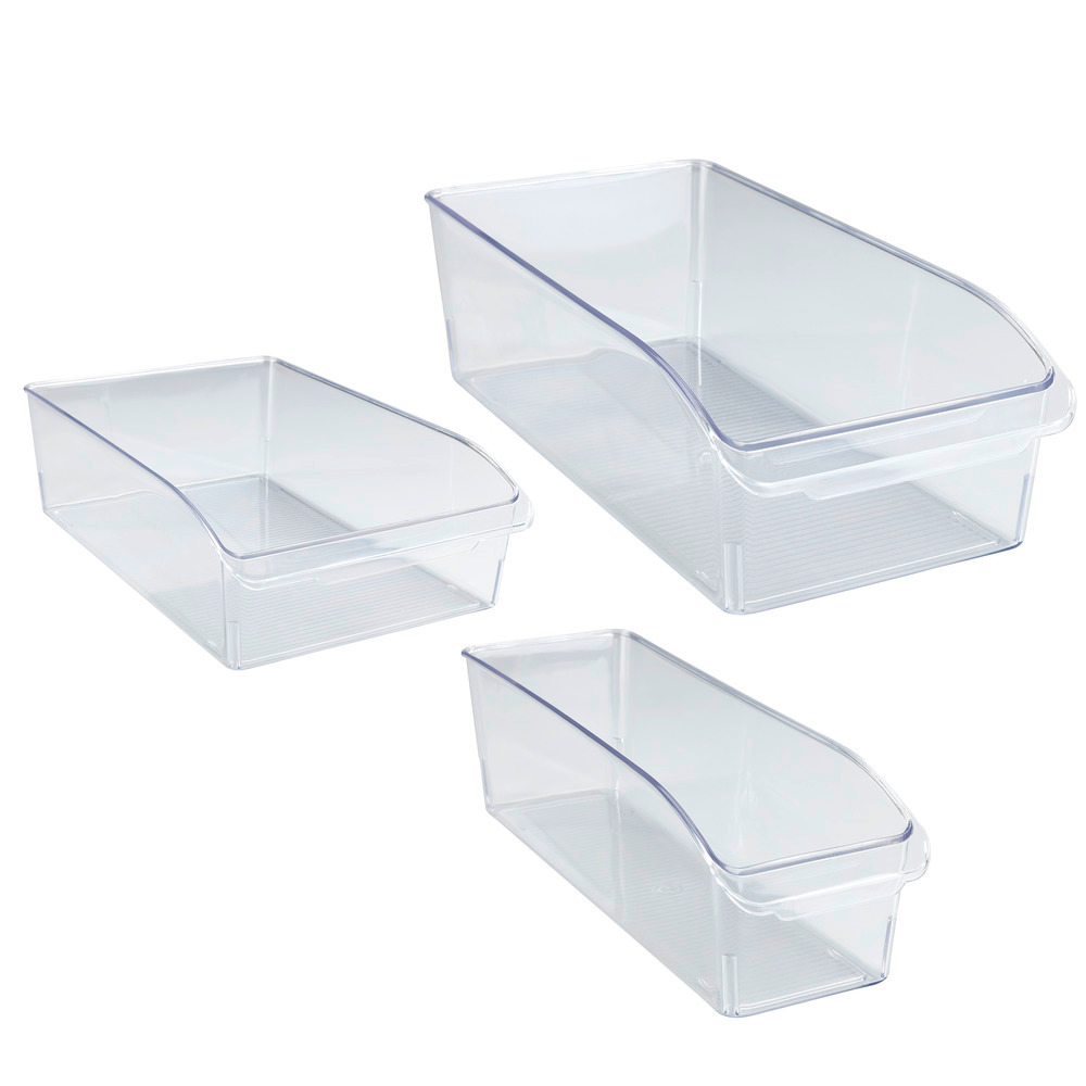 Rangement frigo, organiseur frigo, Lot de 3 bacs de rangement  Organiseur frigo et congélateur