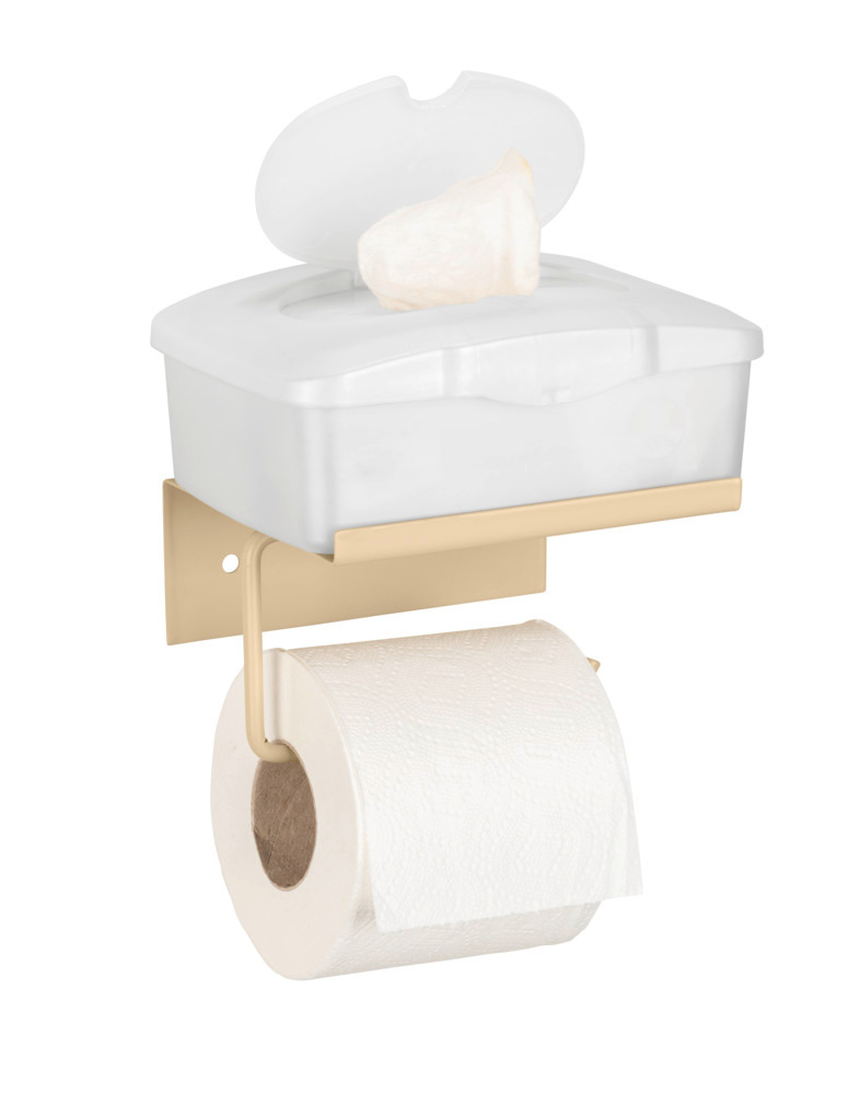 Distributeur de papier toilette Desulo Beige  avec tablette