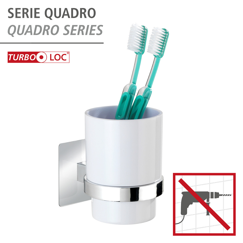 Turbo-Loc® gobelet à dents Quadro  Fixer sans percer