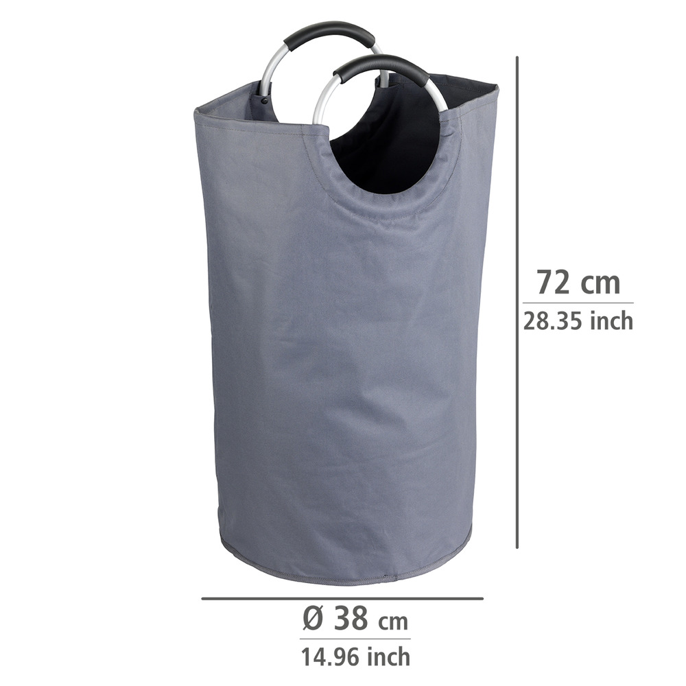 Panier à linge Jumbo anthracite  sac multi-usage, sac à bouteilles