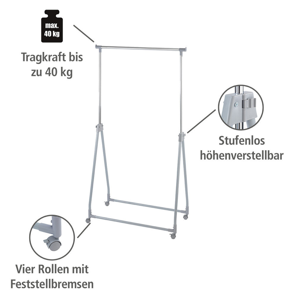 Porte-vêtements Repliable  92 x 99-169.5 x 52 cm