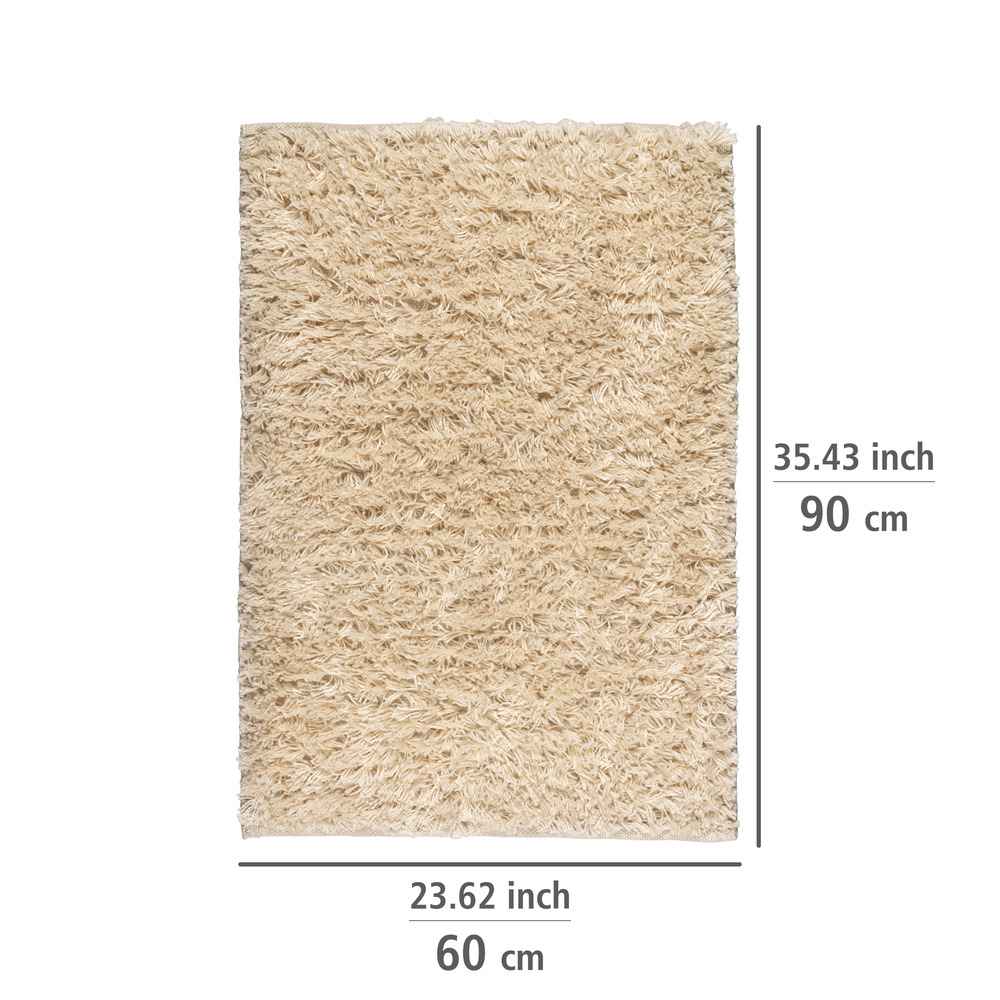 Tapis de bain Lana  60x90cm, 100% PET recyclé