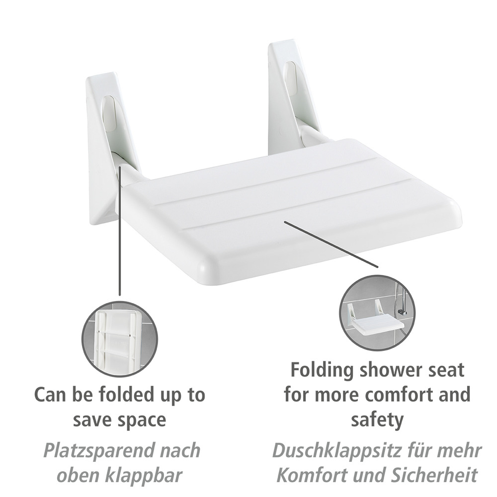 Siège de douche repliable Secura  capacité de charge 120 kg