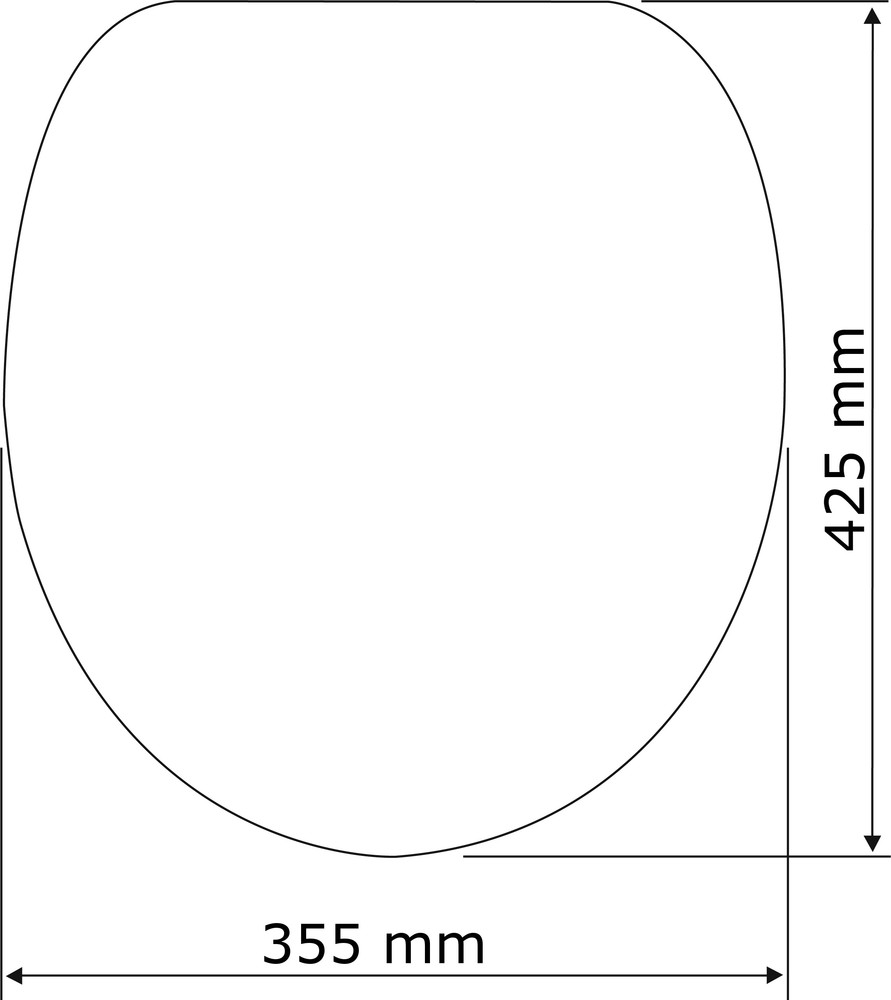 Abattant Hêtre naturel  MDF, abaissement automatique