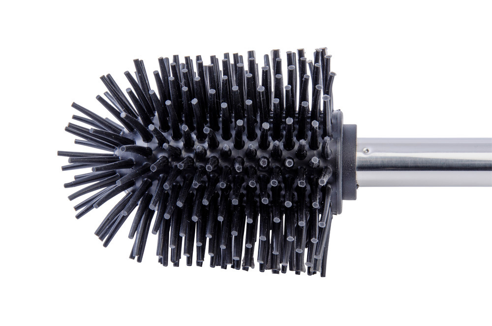 Brosse de silicone avec manche en acier inox  mit Edelstahlstiel