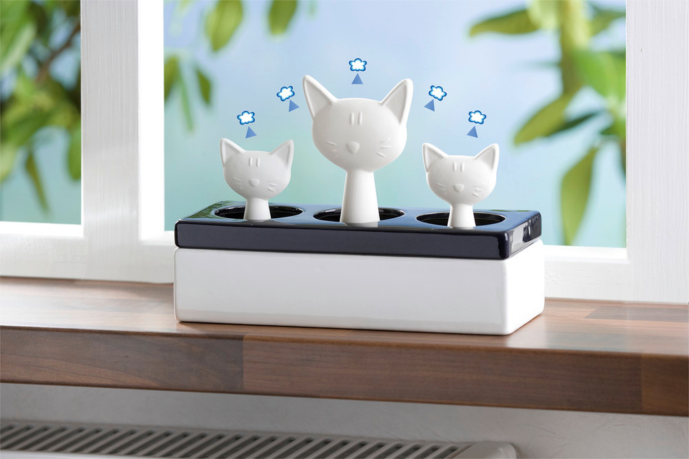 Famille d'humidificateurs pour chats  22 x 15,5 x 8,5 cm