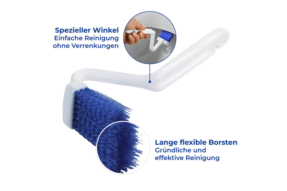 Brosse de nettoyage WC et boîte  brosse de nettoyage de toilette pratique et inclinée