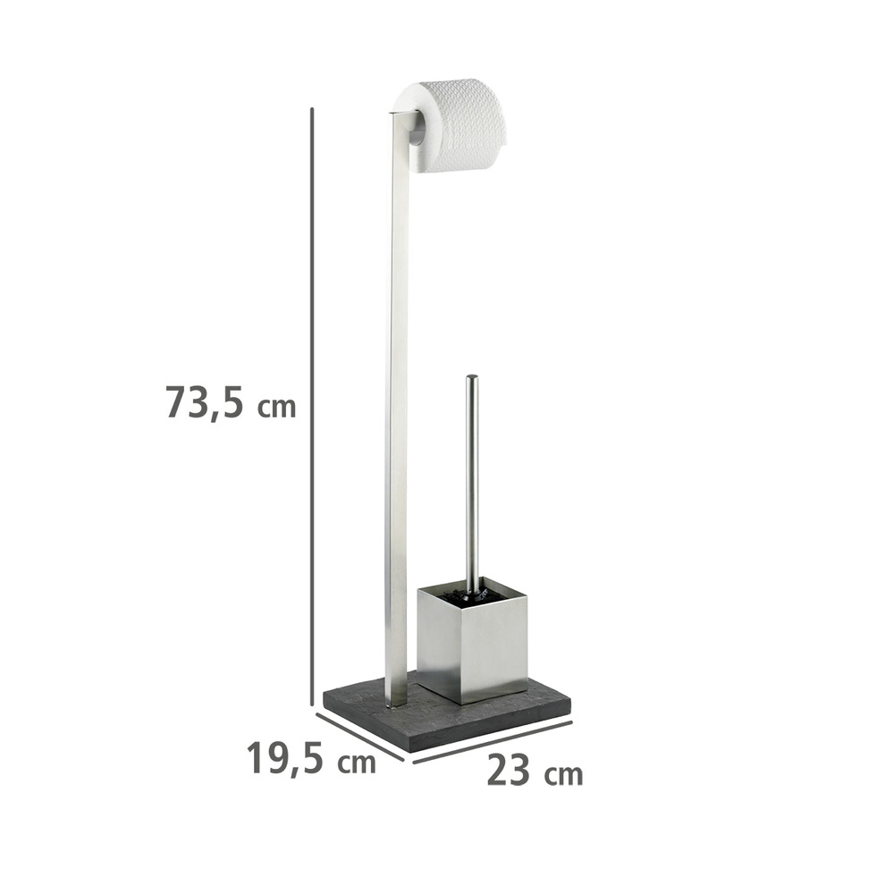 Combiné WC Slate Rock  inoxydable