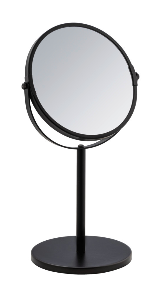 Miroir cosmétique Assisi Noir  Ø 17 cm