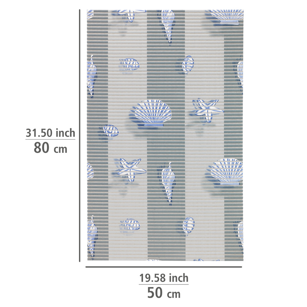 Tapis de bain en mousse, effet Pierre, 50x80 cm, Mare  plastique antidérapant