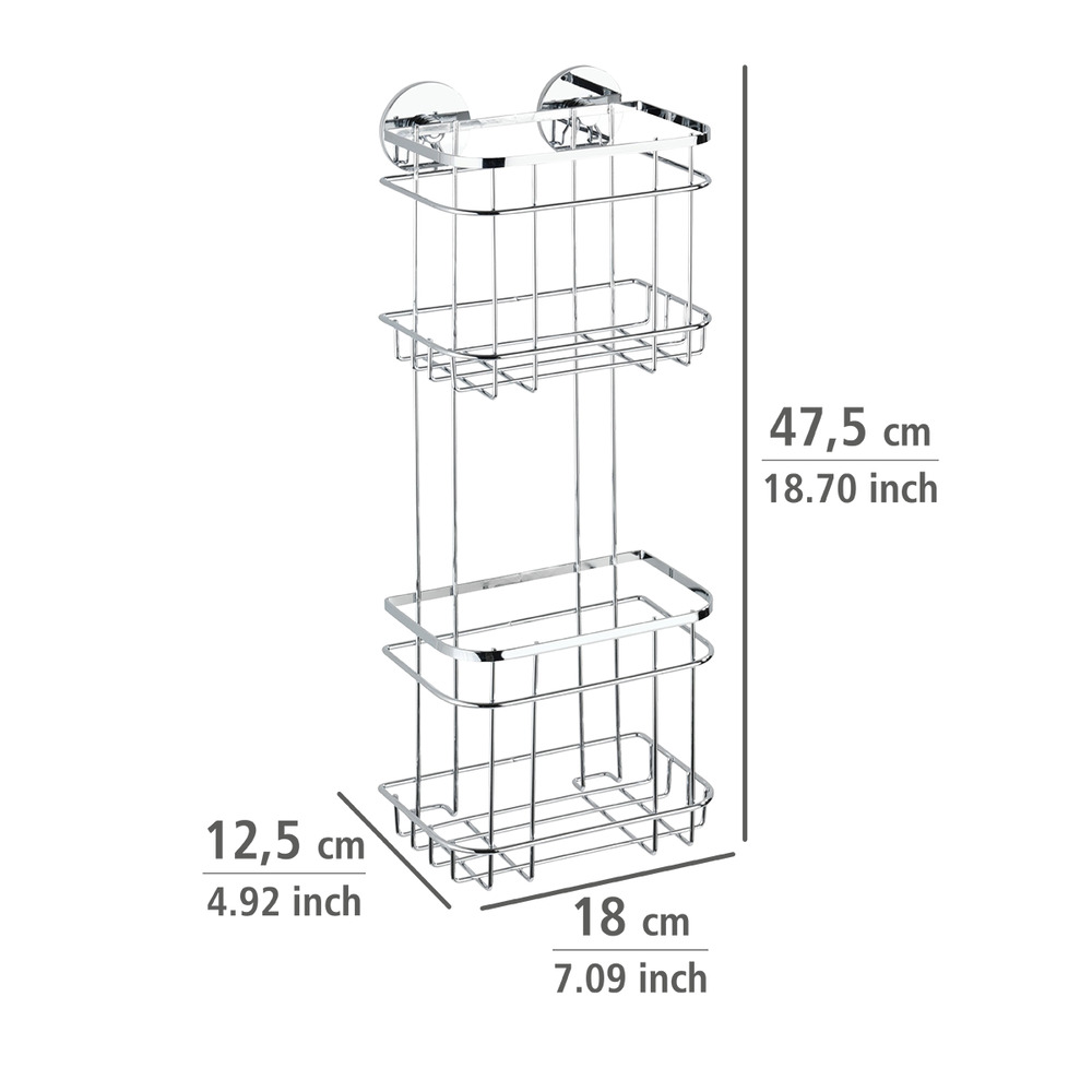 Turbo-Loc® étagère à 2 niveaux  acier inox, fixer sans percer