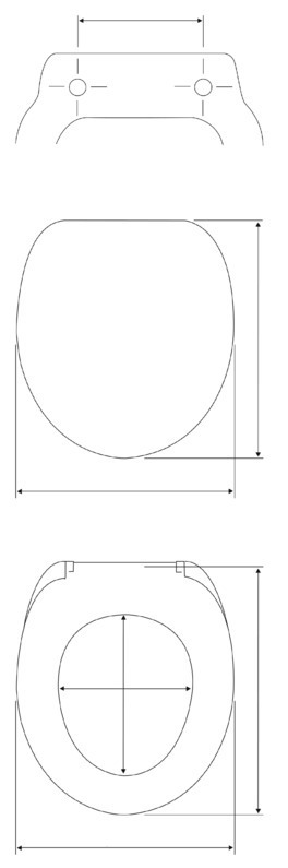 Siège WC Aldeno Or mat  en MDF