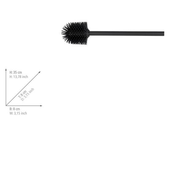 Brosse de rechange silicone avec manche  tête de brosse en silicone interchangeable