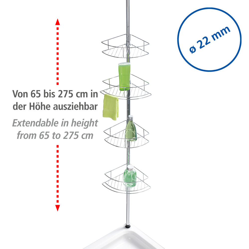 Étagère télescopique Dolcedo  inoxydable