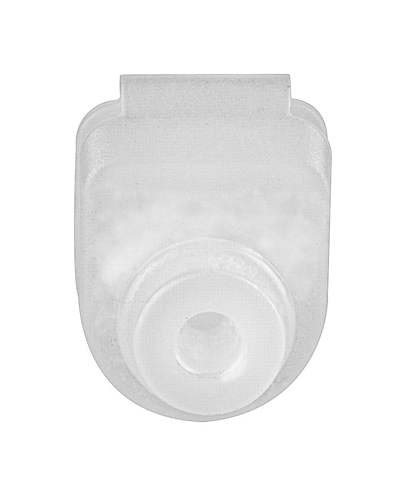 Anneaux pour rideau de douche, crochets pour rail de douche Era, lot de 12, plastique, 2x3.5cm	  pour tous les rideaux de douche disponibles dans le commerce