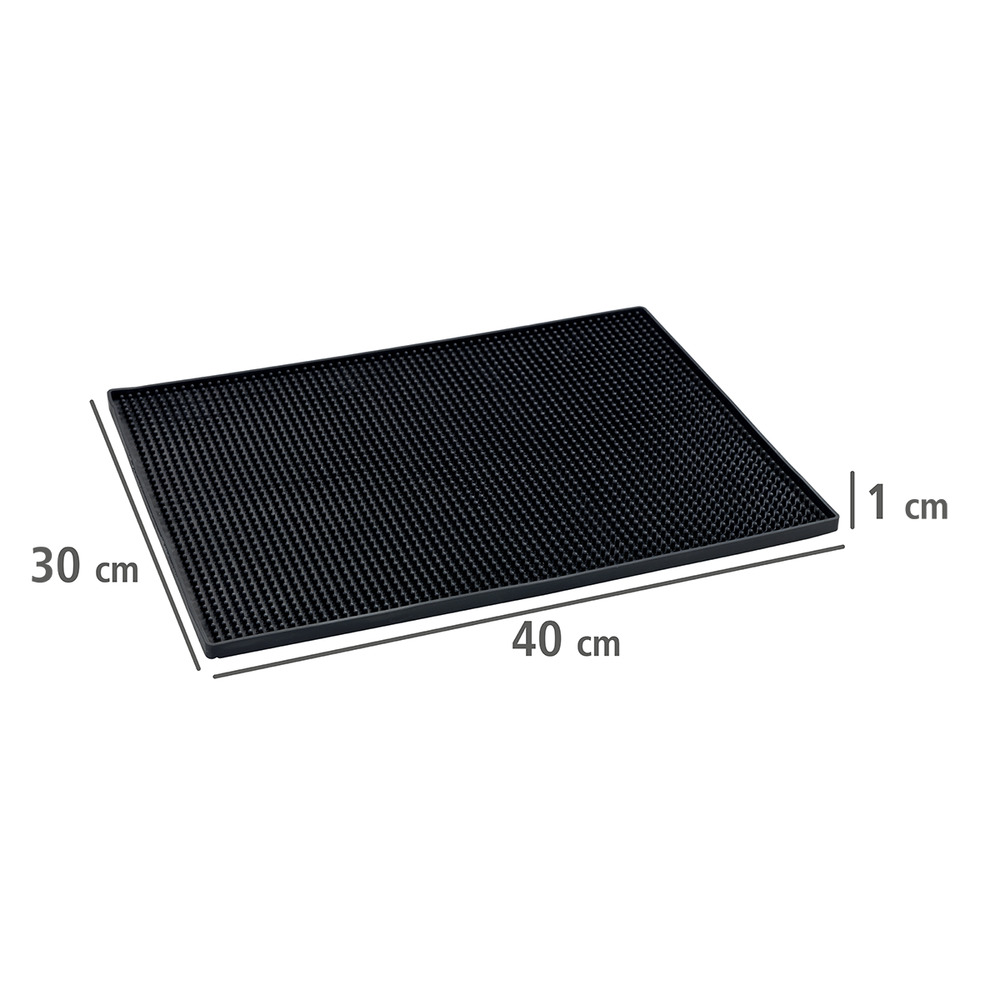 Tapis égouttoir Maxi  40 x 30 cm, noir