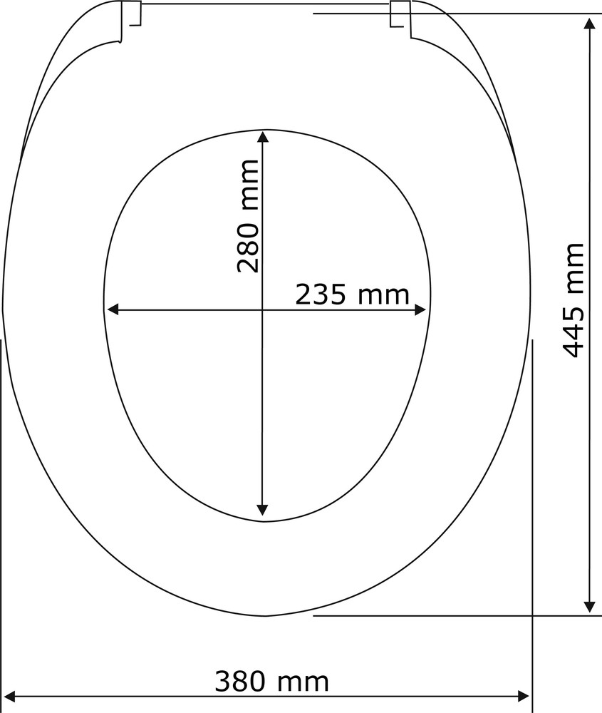 Abattant coucher de soleil  duroplast brillant antibactérien, abaissement automatique