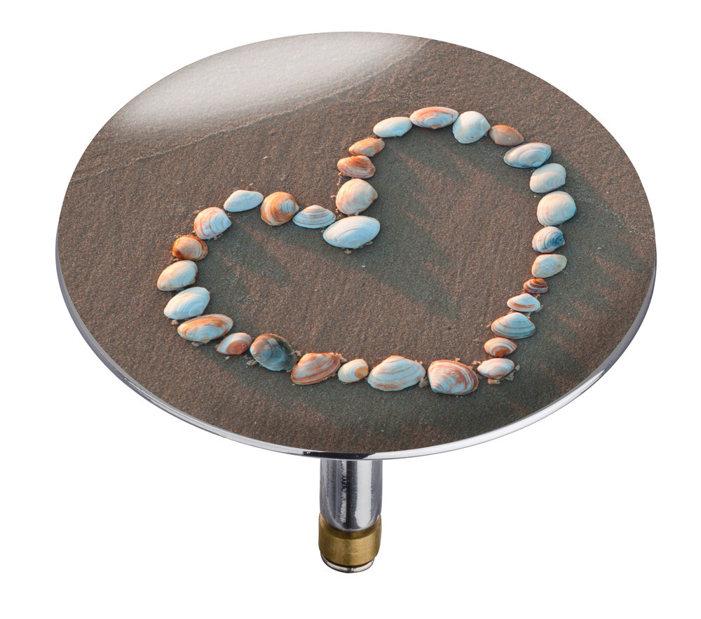 Bouchon de baignoire Pluggy Shell Heart  bouchon de lavabo