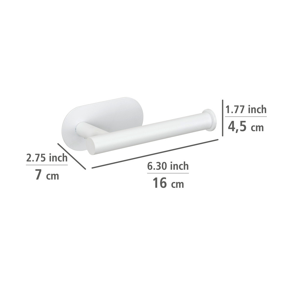 Turbo-Loc® Distributeur de papier toilette Orea White matt  en acier inoxydable