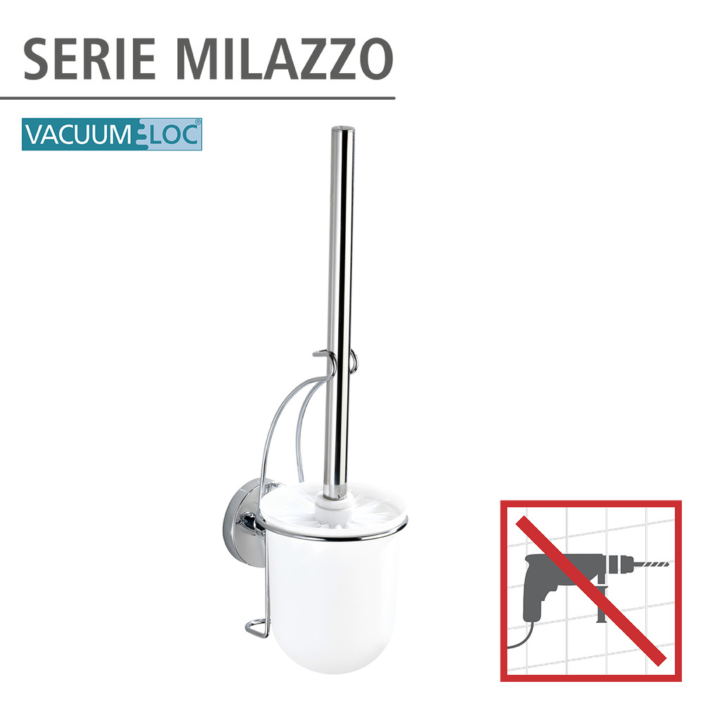 Vacuum-Loc® brosse WC mural Milazzo  fixer sans percer