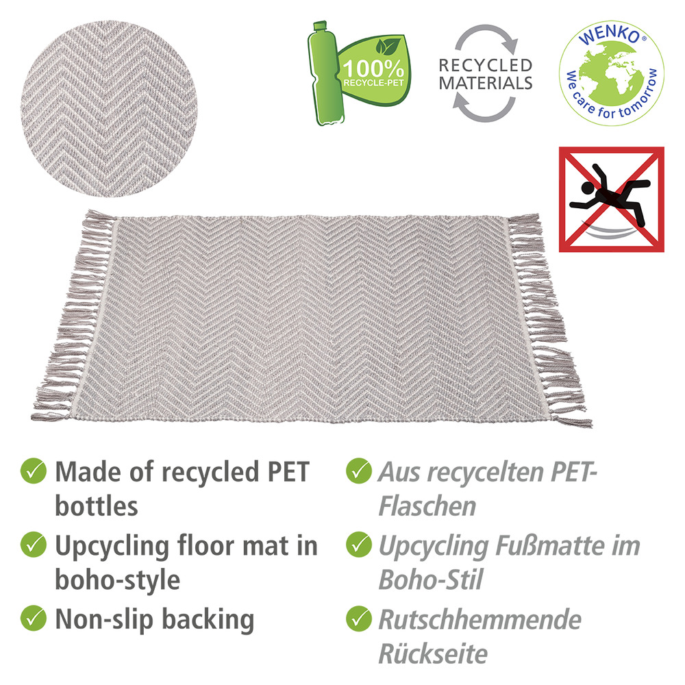 Tapis de bain Gata  50x80cm, 100% PET recyclé