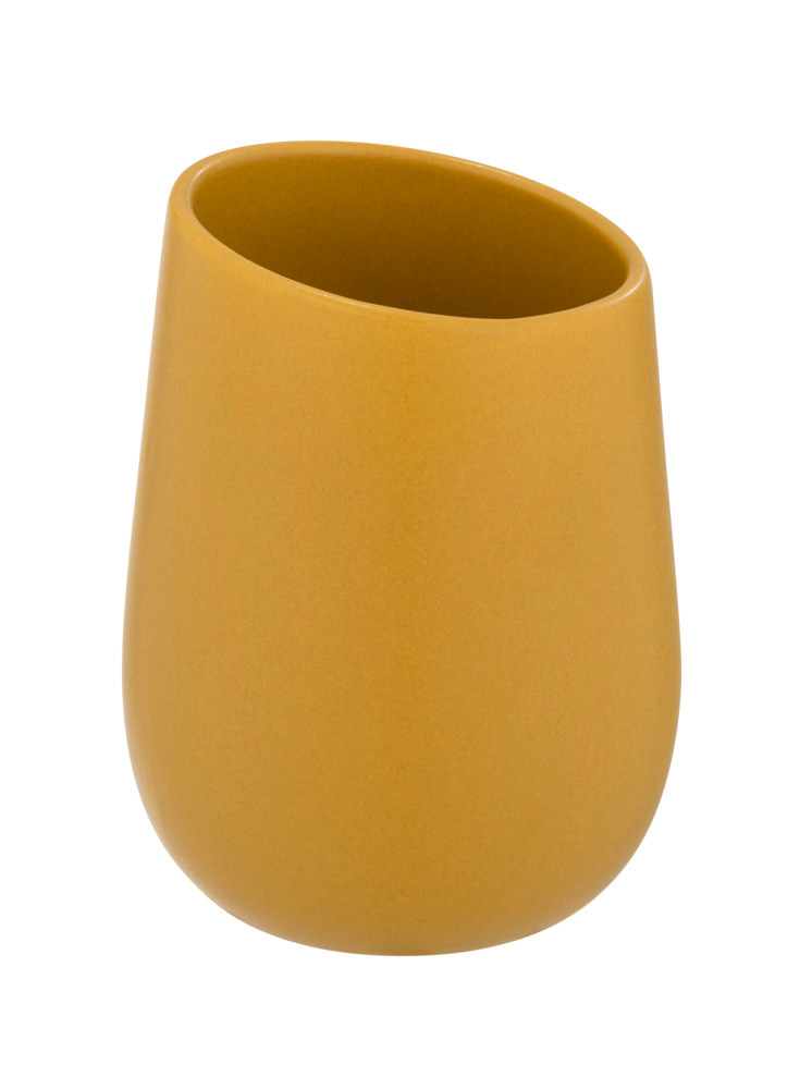 Ensemble de lavabo Badi Jaune, 2 pièces  En céramique de qualité supérieure