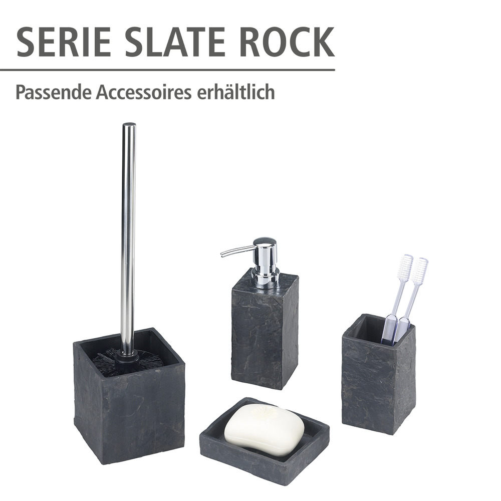 Porte-savon Slate Rock  aspect ardoise