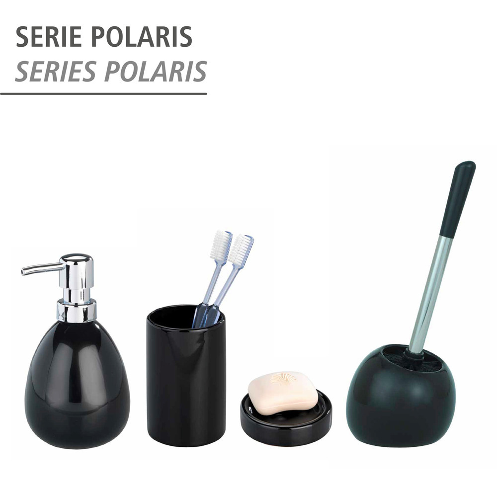 Distributeur de savon Polaris noir  390 ml