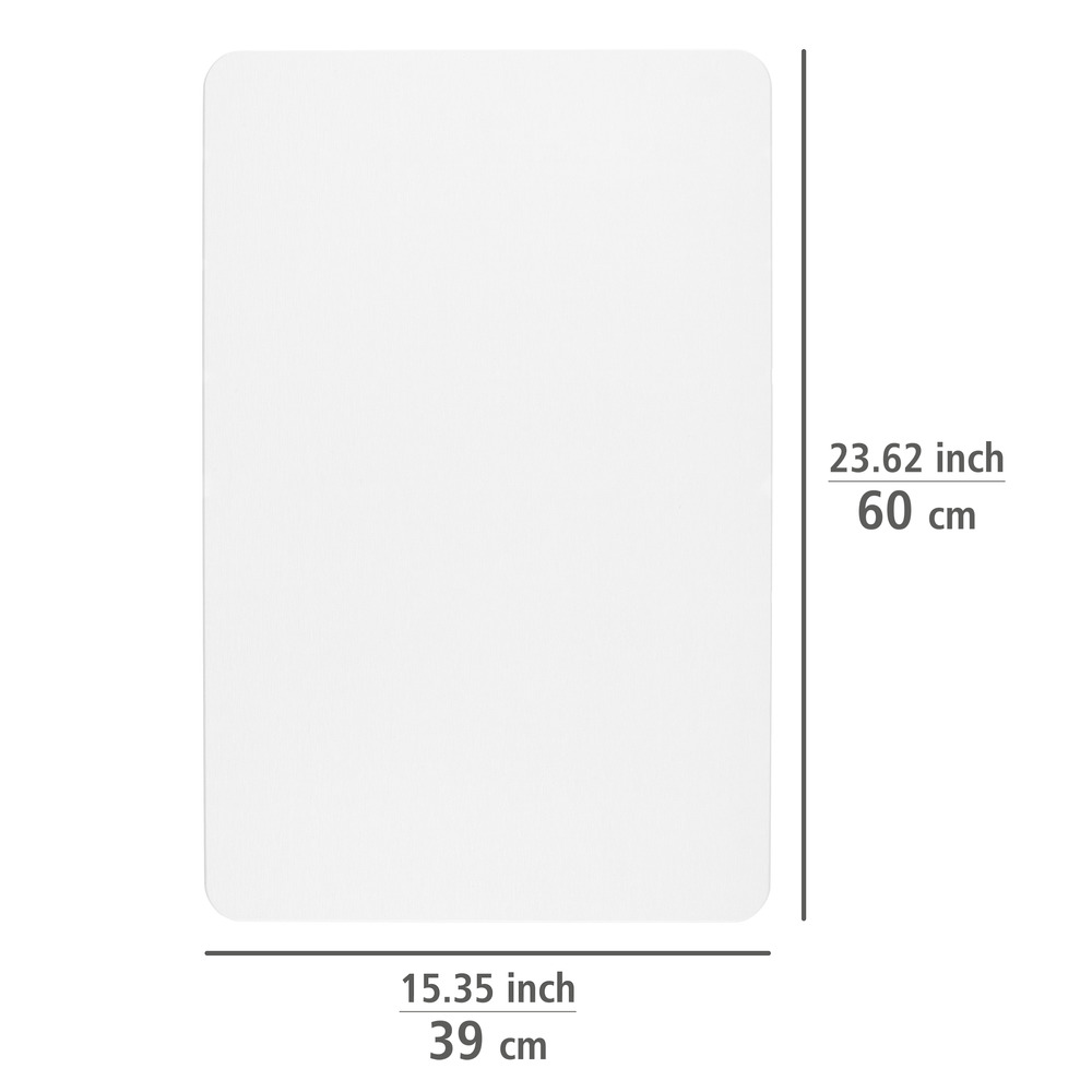 Tapis de bain diatomite, 60x39 cm, Simi, Blanc  Tapis salle de bain