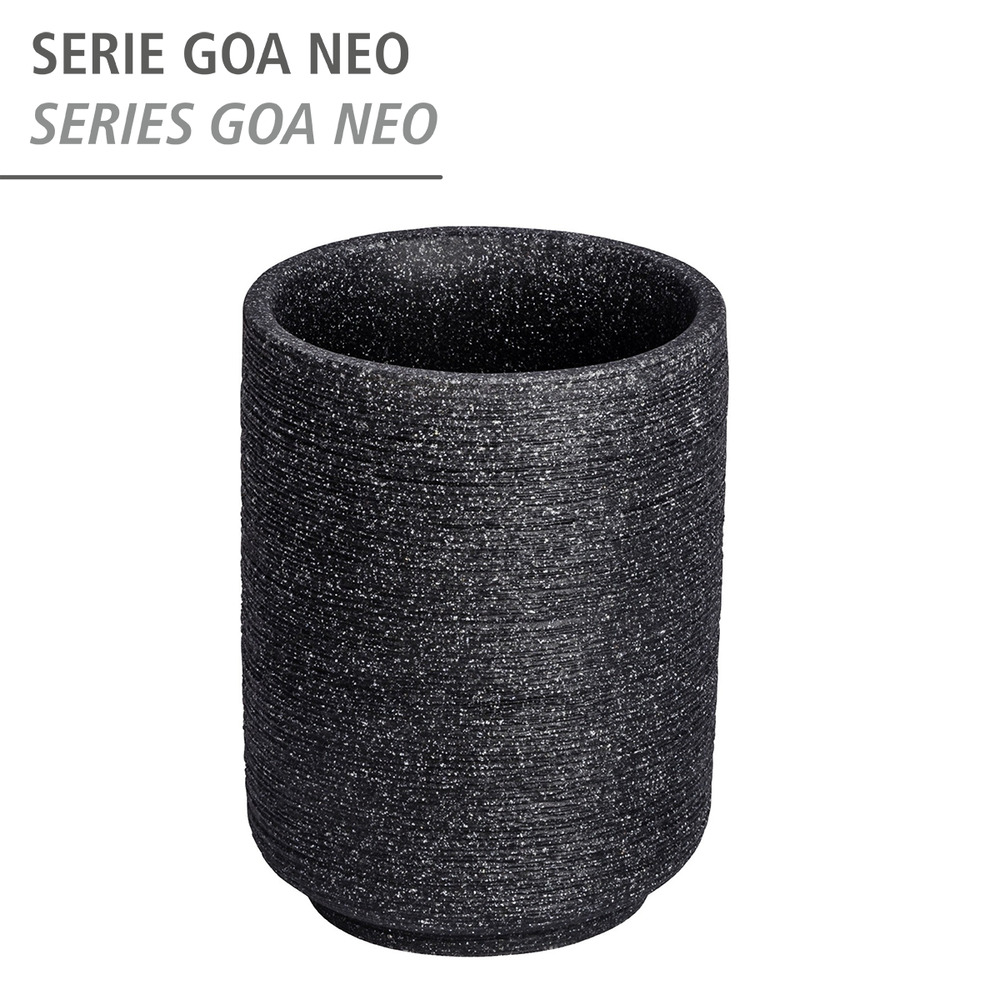 Gobelet Goa Neo anthracite  polyrésine