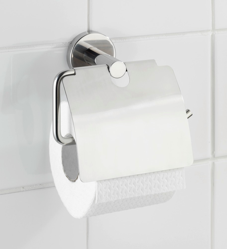 Dérouleur papier WC avec couvercle Bosio Shine  avec couvercle