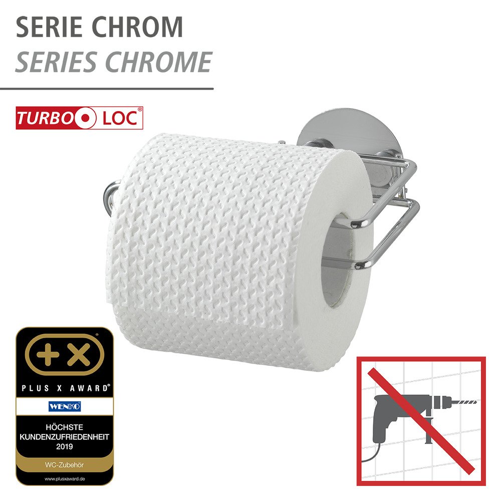 Turbo-Loc® dérouleur papier WC  fixer sans percer