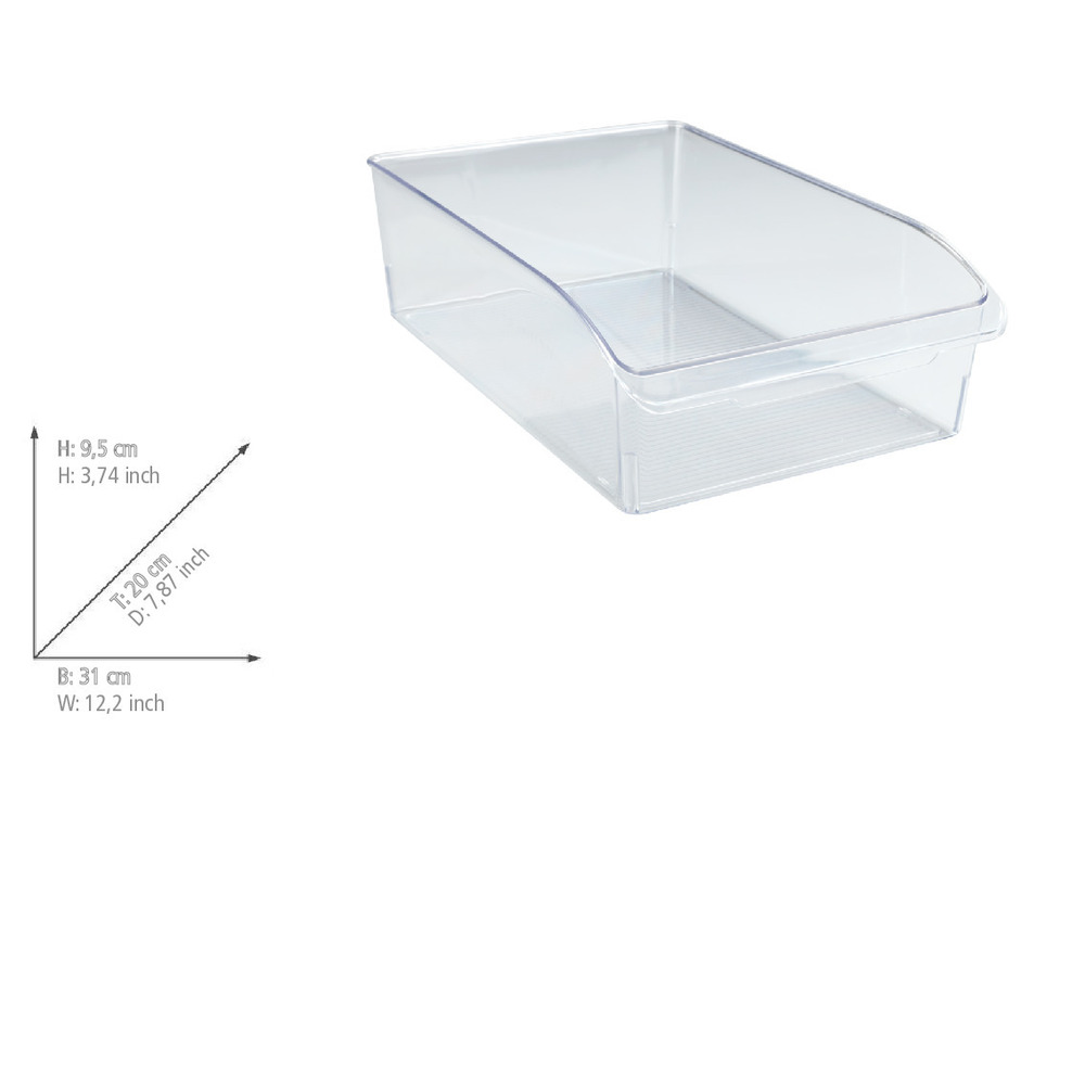 Rangement frigo, organiseur frigo, Lot de 3 bacs de rangement  Organiseur frigo et congélateur