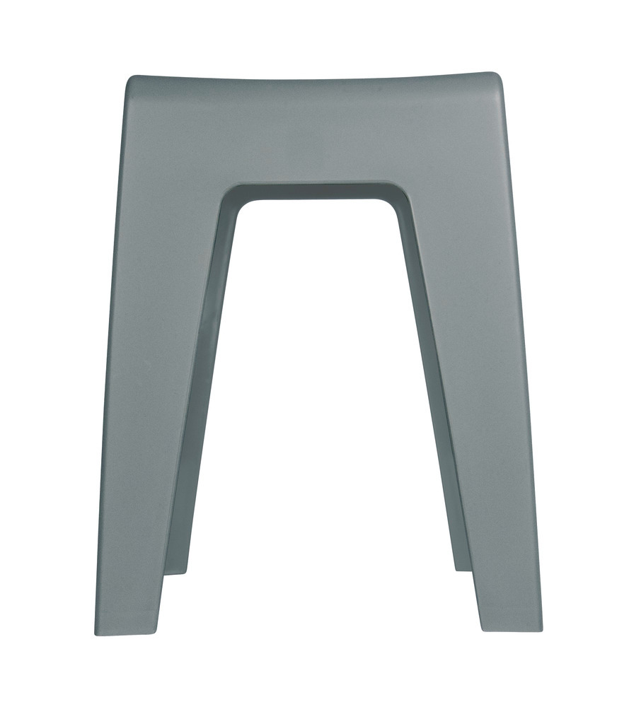 Tabouret pour salle de bain Kumba gris  plastique