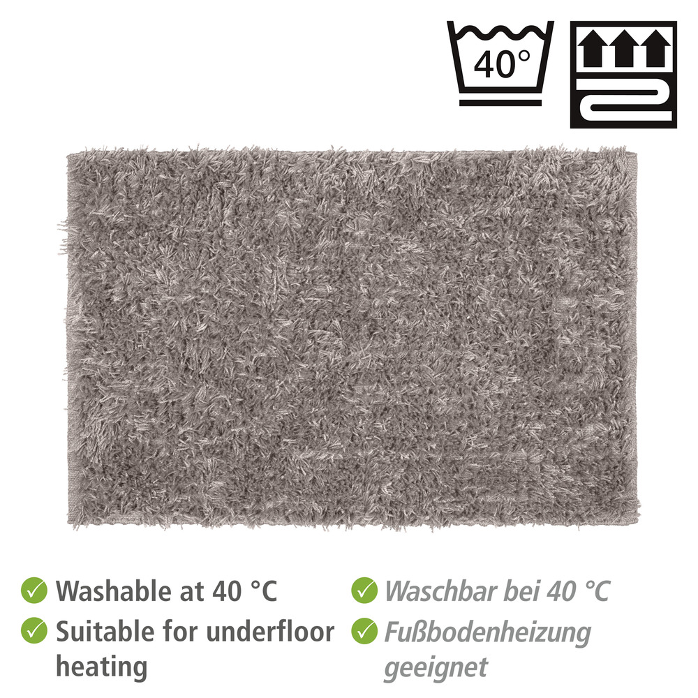 Tapis de bain Lanas beige  en bouteilles plastiques recyclées