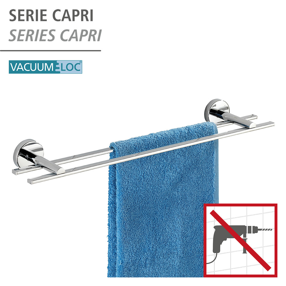 Vacuum-Loc® barre porte-serviettes Duo Capri  fixer sans percer