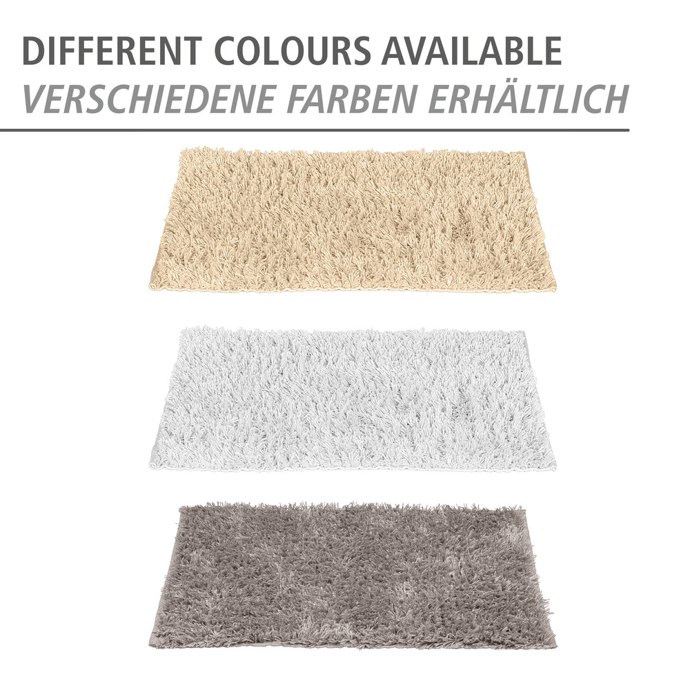 Tapis de bain Lanas beige  en bouteilles plastiques recyclées